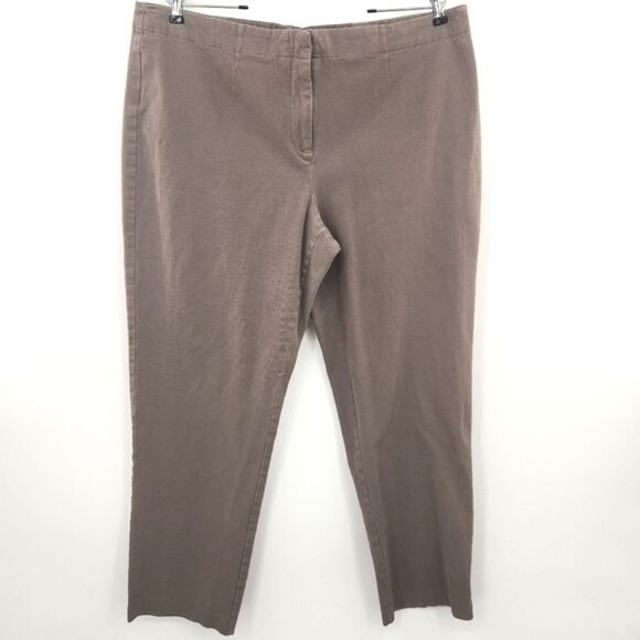 Chicos Fabulously Slimming Pants Trousers Womens Size 16 Pull On Work Office - Picture 1 of 9